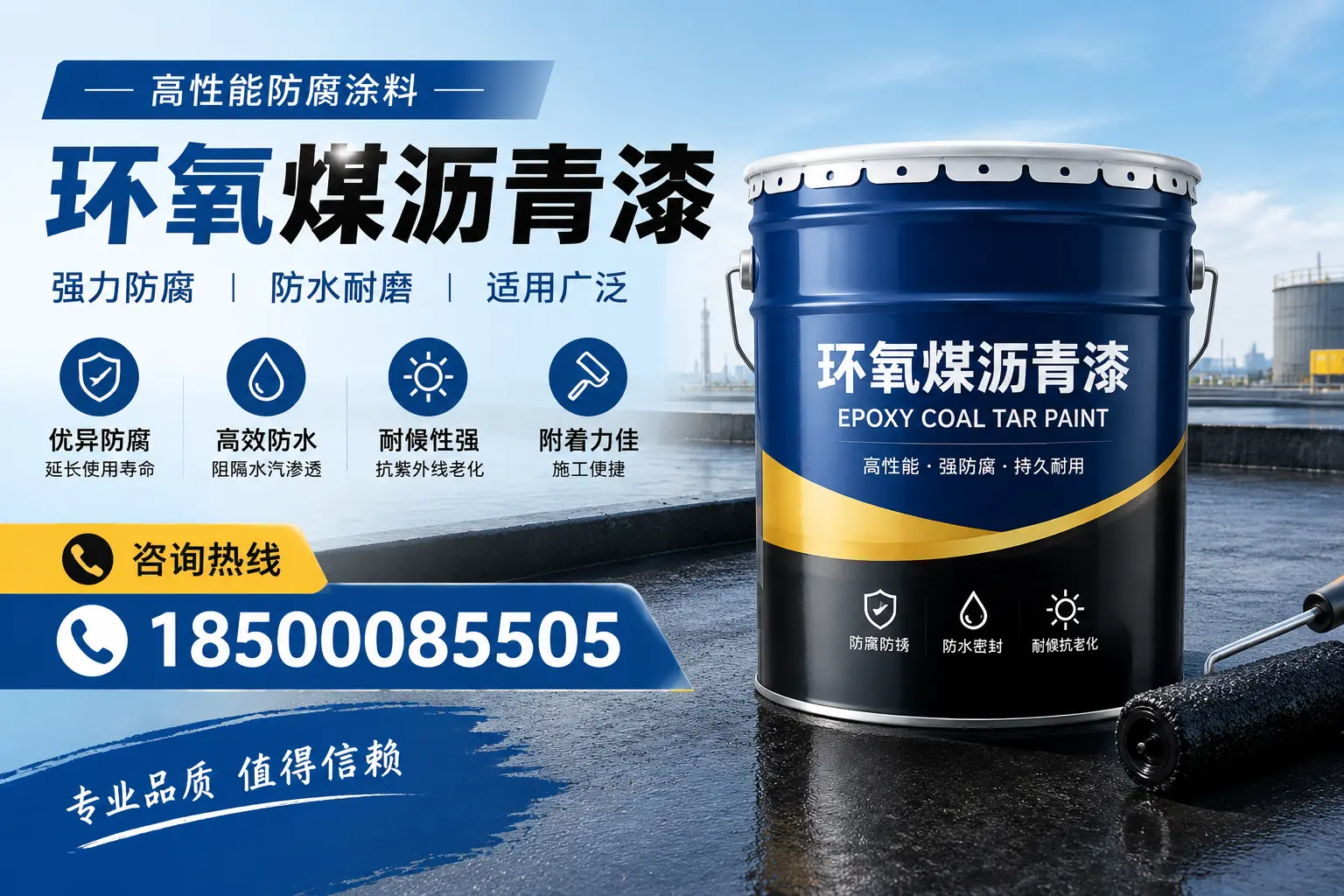 环氧煤沥青漆的主要成分与功能，邗江用户深度了解